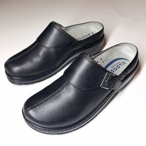 Klogs Footwear Women's Austin Smooth Work Clogs, Black Size- 11 M